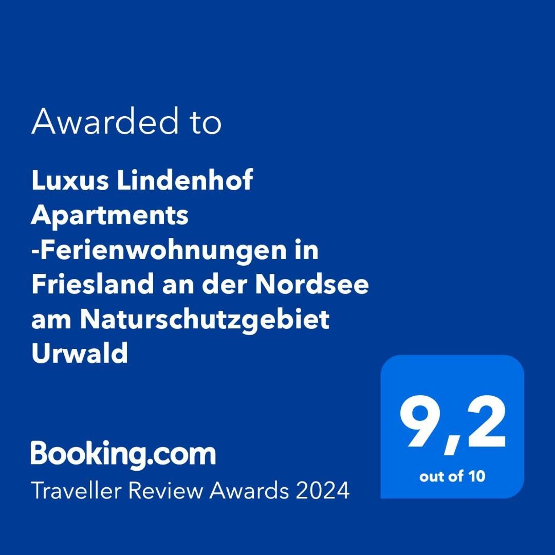 Luxus Lindenhof Apartments -Ferienwohnungen In Friesland An Der Nordsee Am Naturschutzgebiet Urwald Neuenburg  Dış mekan fotoğraf